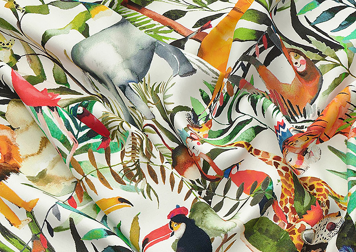 King of the Jungle, Safari - Roman Blind - Image 4